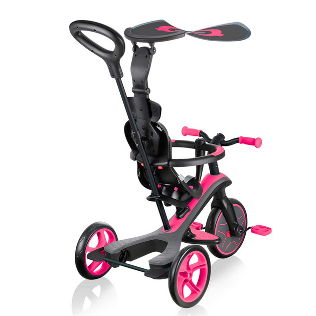 Трехколесный велосипед–трансформер Globber Explorer Trike 4 в 1 Fuchsia ...