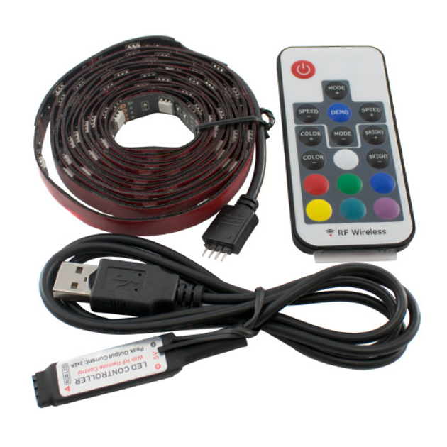 Стрічка підсвічування ТВ LED RGB 200см з пультом д/в USB – фото, отзывы ...