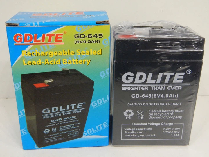 Аккумулятор GDLITE GD-645 (6V 4.0Ah) - изображение 3