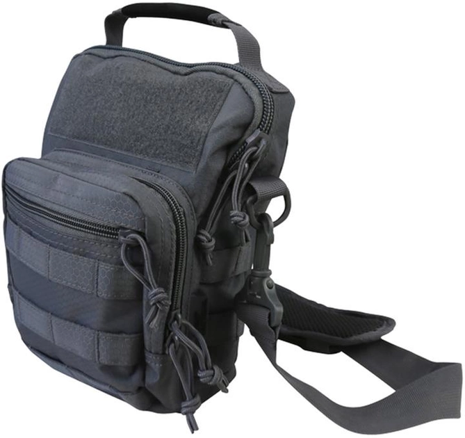 Сумка на плече Kombat Hex-Stop Explorer Shoulder Bag Серый (kb-hsesb-gr) - изображение 1