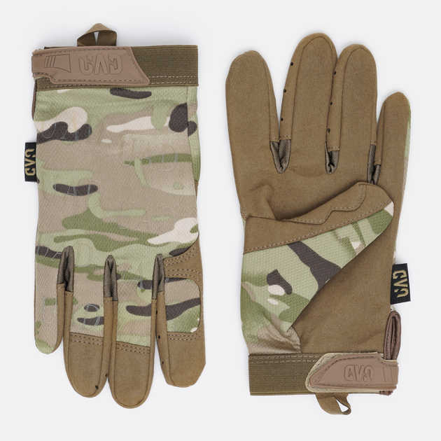 Тактичні військові рукавички UAD ARES повнопалі сенсорні Мультикамуфляж XXL (UAD0023XXL) - зображення 1