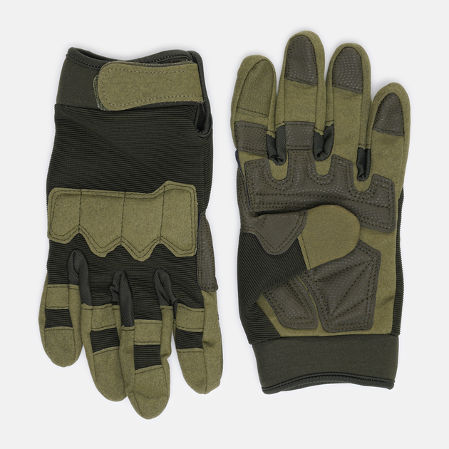 Тактические военные перчатки UAD Prometey полнопалые, сенсорные Олива XL (UAD0019XL) - изображение 1