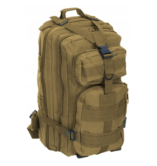 Рюкзак сумка на плечі чоловічий армійський ранець TREKKING MOUNTAINS Хакі 30 л надійне зберігання і захист вашого спорядження міцний і зручний для носіння протягом усього дня - зображення 1