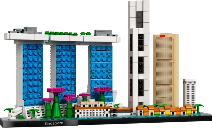 Zestaw klocków LEGO Architecture Singapur 827 elementów (21057) - obraz 2