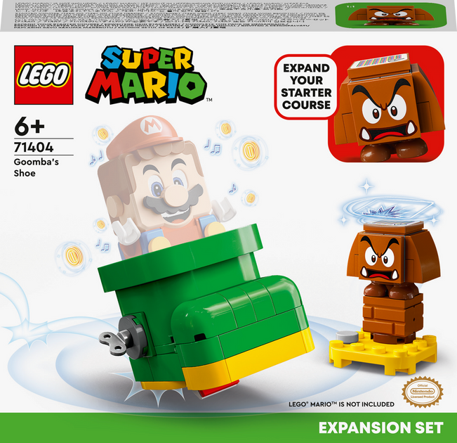 Zestaw klocków LEGO Super Mario But Goomby — zestaw rozszerzający 76 elementów (71404) - obraz 1