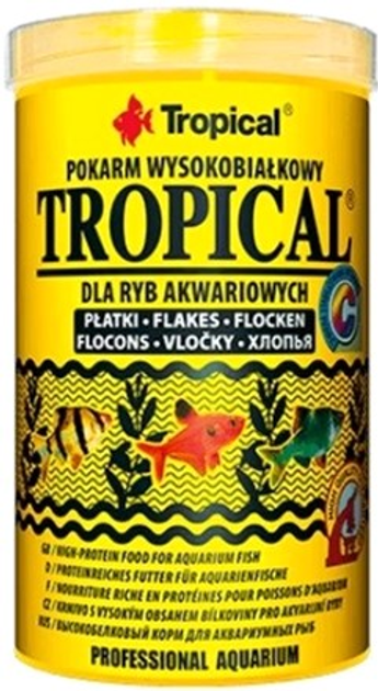 Pokarm tropikalny dla ryb akwariowych w płatkach 1L (5900469770269) - obraz 1
