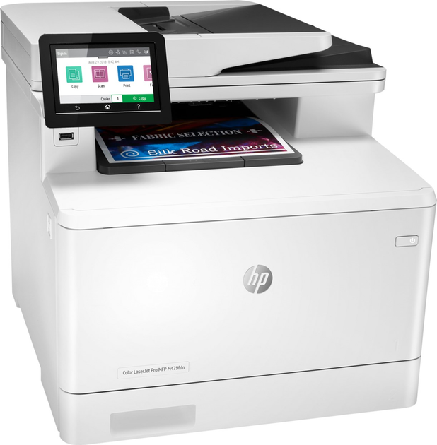 БФП HP Color LaserJet Pro M479fdn, fax, duplex, ethernet, DADF (W1A79A) - зображення 3