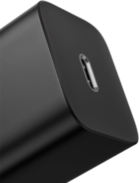Зарядное устройство Baseus Super Silicone PD Charger 25W (1Type-C) + With Cable Type-C to Type-C 3A (1 м) (TZCCSUP-L01) - зображення 5