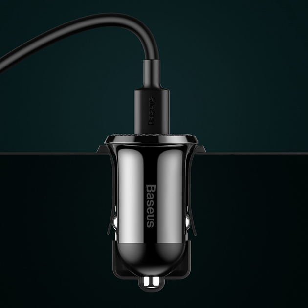 Ładowarka samochodowa Baseus Grain Pro 4.8A 2USB (CCALLP-01) - obraz 8
