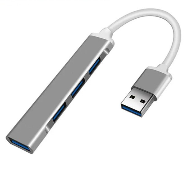 USB хаб на 4 порта алюминиевый HUB Темно-Серый – фото, отзывы ...