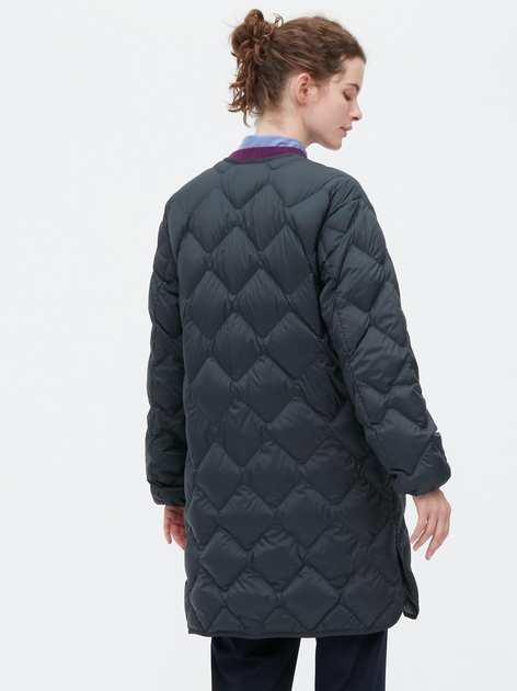 Пуховик зимний женский Uniqlo 5737000 M Темно-зеленый (1159775509) - Фото 2 Пуховик зимний женский Uniqlo 5737000 M Темно-зеленый (1159775509) - изображение 2