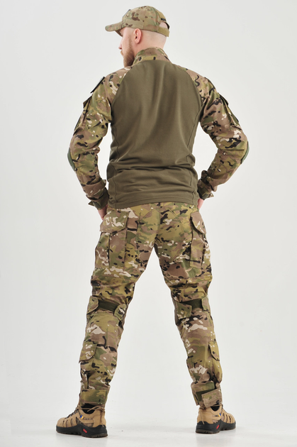 Військова тактична форма ЗСУ з регульованими наколінниками Камуфляж Мультикам 58 розмір - зображення 2