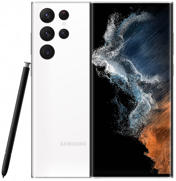 Smartfon Samsung Galaxy S22 Ultra 12/256GB Phantom White (TKOSA1SZA0964) - obraz 1