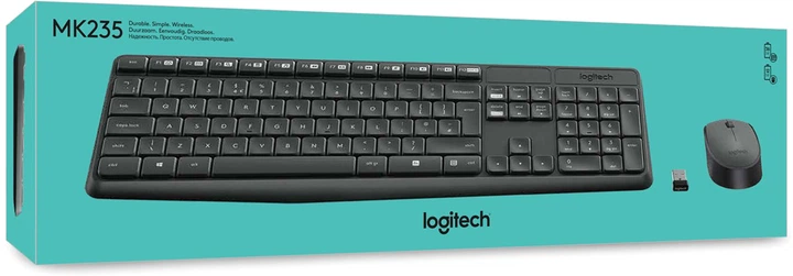 Zestaw bezprzewodowy Logitech MK235 (920-007931) - obraz 12