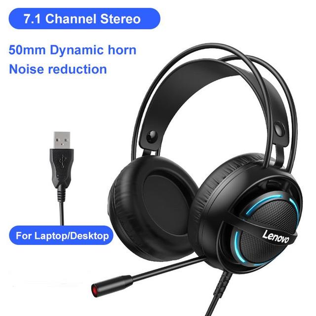 Геймерські навушники USB/AUX Lenovo Thinkplus G30 купить в интернет ...