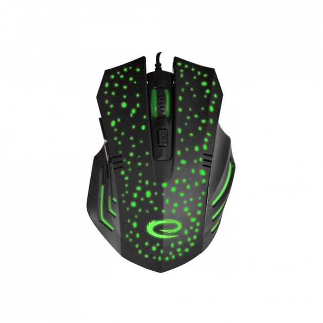 Мышка Esperanza MX212 Galaxy USB Black-Green (EGM212) – фото, отзывы ...