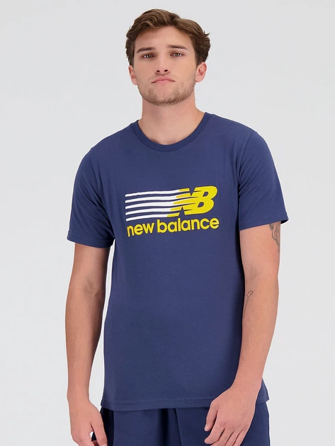 Футболка New Balance NB Sport Core Plus MT23904NNY M Синяя ...