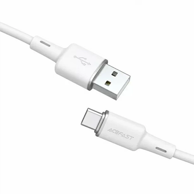 Кабель ACEFAST C2-04 USB to Type-C 3A, 1.2m, silicone, zinc connectors ...