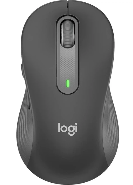 Мишка бездротова Logitech Signature M650 L (910-006236) Graphite USB - Фото 1 Мишка бездротова Logitech Signature M650 L (910-006236) Graphite USB - изображение 1