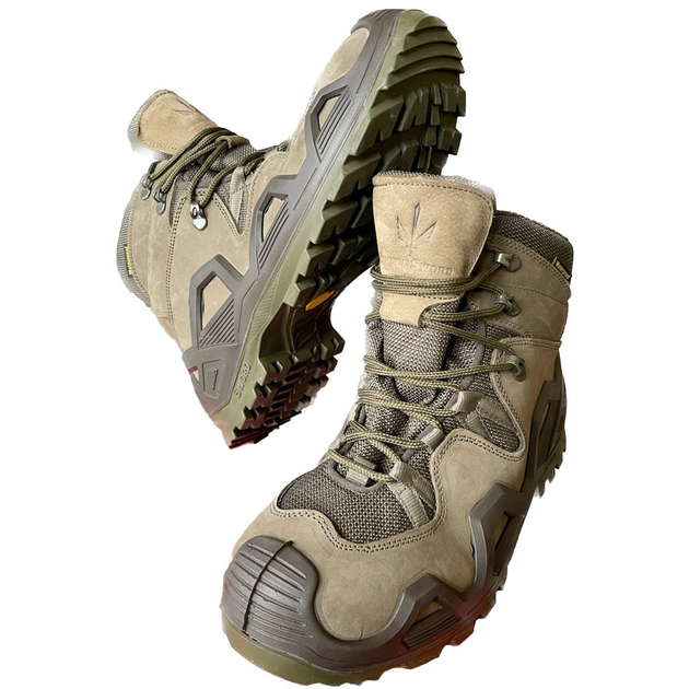Тактичні черевики Single Sword Хаки, водонепроникне взуття для військових. 43 - зображення 2