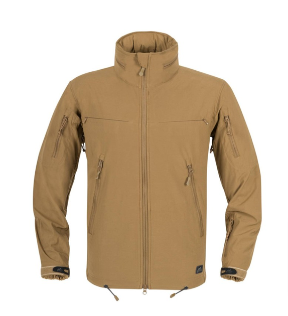 Куртка ветрозащитная Cougar QSA + HID Jacket Helikon-Tex Coyote L Тактическая мужская - изображение 2