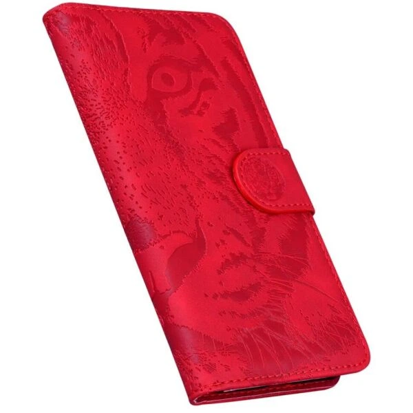 Чохол-книжка Deexe Tiger для Infinix Hot 40 / 40 Pro - Red - зображення 4