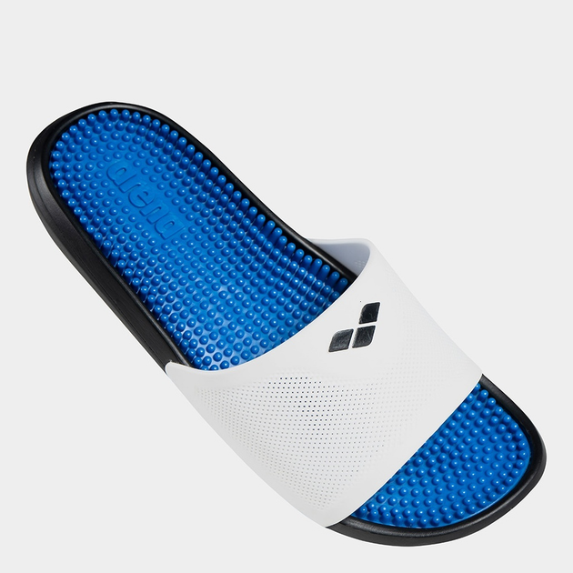 Мужские шлепанцы для пляжа Arena Marco 003789-104 41 26 см White-Cyan ...