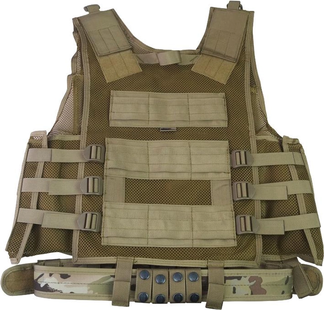 Жилет розвантаження Kombat UK Cross-draw Tactical Vest Мультикам (kb-cdtv-btp) - зображення 2
