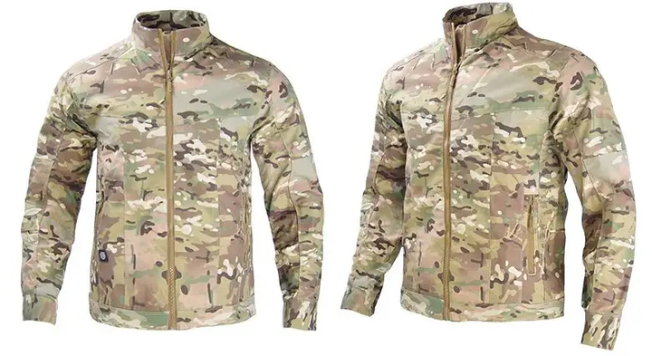 Тактическая куртка-бомбер HAN WILD мультикам армейская ветрозащитная водонепроницаемая р. 2XL - изображение 2
