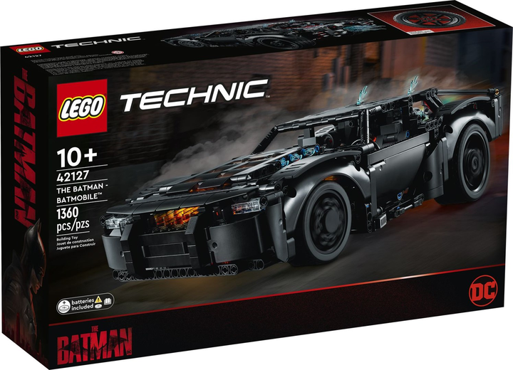 Zestaw klocków LEGO Technic Batman: Batmobil 1360 elementów (42127) - obraz 1