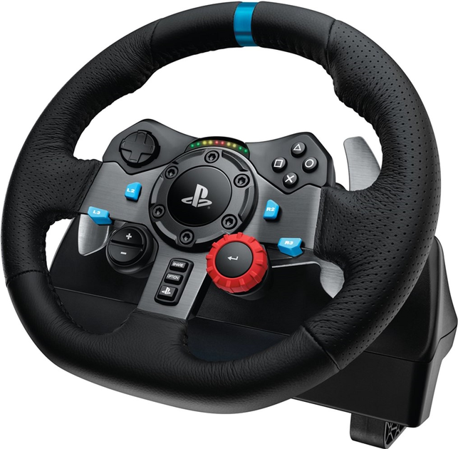 Дротове кермо Logitech G29 Driving Force PC/PS3/PS4/PS5 Black (941-000112) - зображення 2