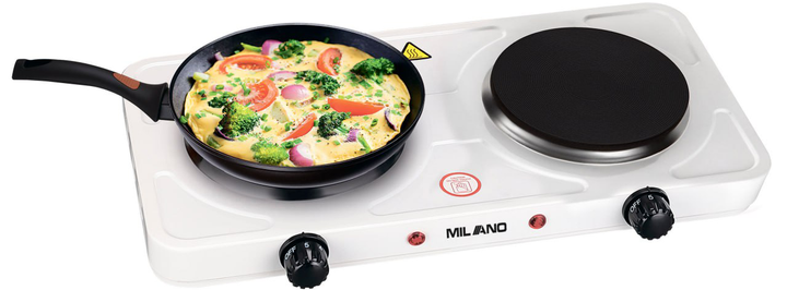 Настольная плита MILANO HP-1120W - Фото 4 Настольная плита MILANO HP-1120W - изображение 4