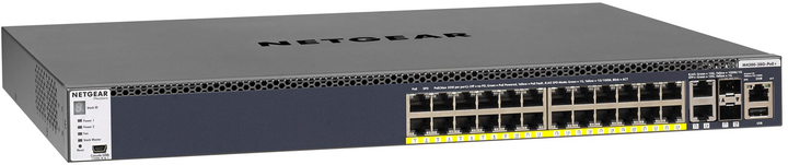 Switch PoE Netgear GSM4328PB-100NES (630W) gigabitowy (M4300-28G-POE+ 1000W zasilacz) - obraz 3