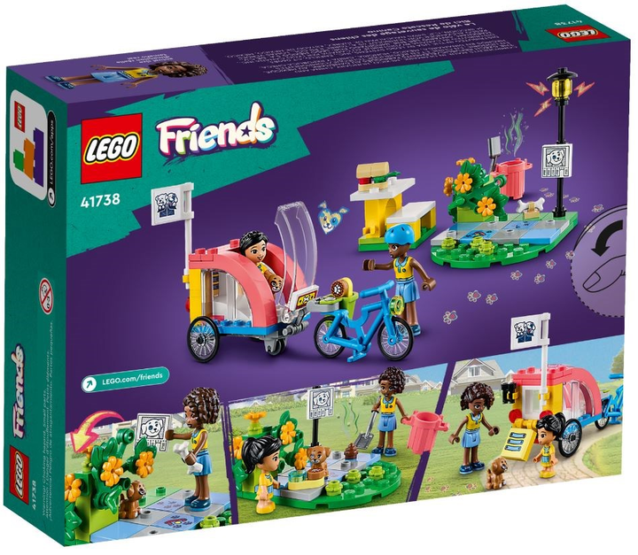 Конструктор LEGO Friends Велосипед для порятунку собак 125 деталей (41738) - зображення 6