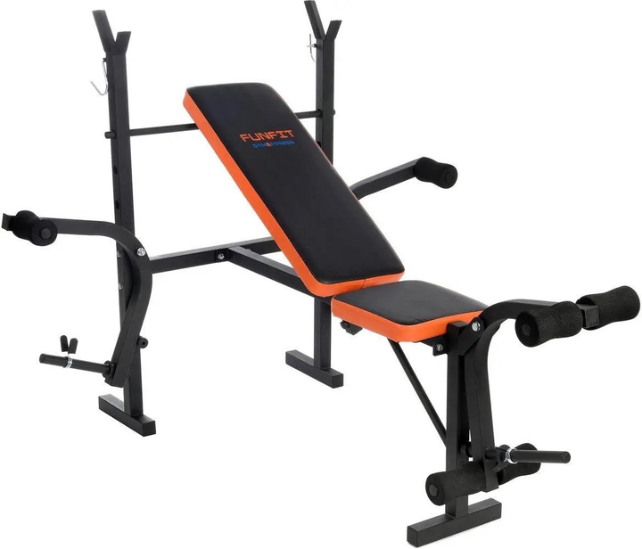 Лавка FUNFIT + штанга + гантели наборные 82 кг – фото, отзывы ...