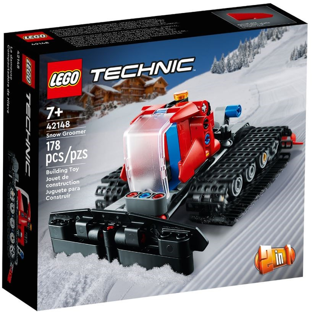 Zestaw klocków LEGO Technic Ratrak 178 elementów (42148) - obraz 1