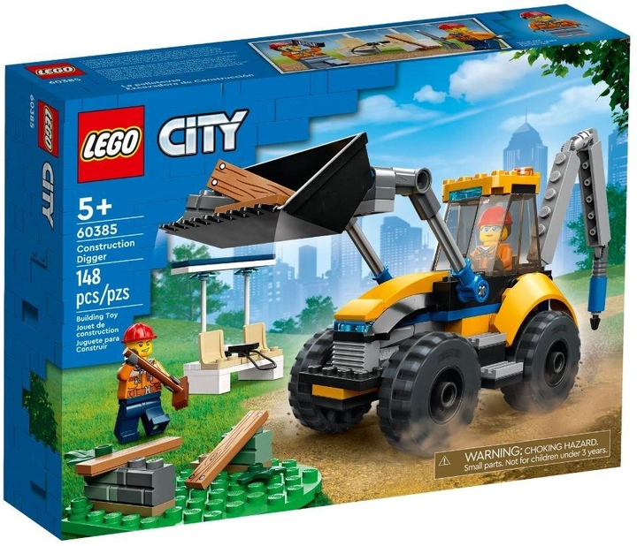 Конструктор LEGO City Екскаватор 148 деталей (60385) - зображення 1