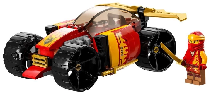 Zestaw klocków LEGO Ninjago Samochód wyścigowy ninja Kaia EVO 94 elementy (71780) - obraz 2