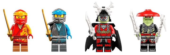 Конструктор LEGO Ninjago Робот-вершник Кая EVO 312 деталей (71783) - зображення 4