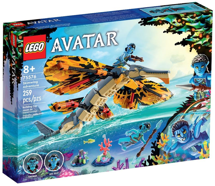Zestaw klocków LEGO Avatar Przygoda ze skimwingiem 259 elementów (75576) - obraz 1