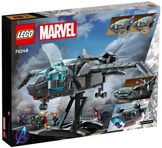 Zestaw klocków LEGO Super Heroes Quinjet Avengersów 795 elementów (76248) - obraz 7