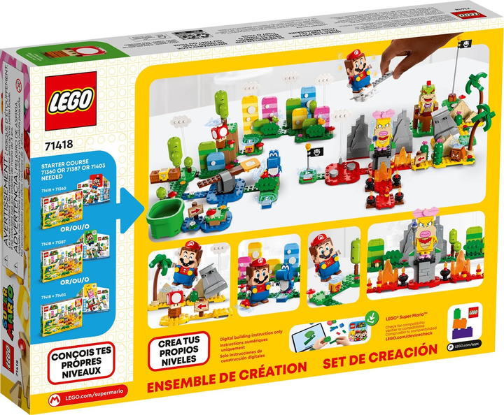 Конструктор LEGO Super Mario Набір для творчості для майстрів 588 деталей (71418) - зображення 10