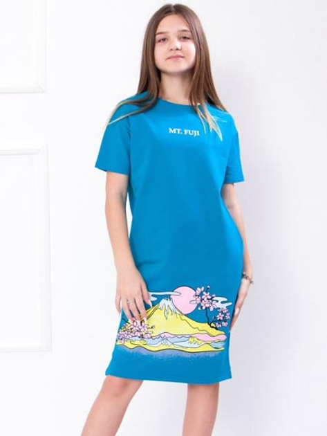 Акція на Дитяча літня сукня для дівчинки Носи своє 6260-057-33 134 см Бірюзова (p-6030-75415) від Rozetka