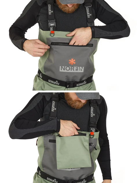 Напівкомбінезон забродний Norfin Pilot StockingFoot 2 р.XXL (83321-05XXL) - изображение 4