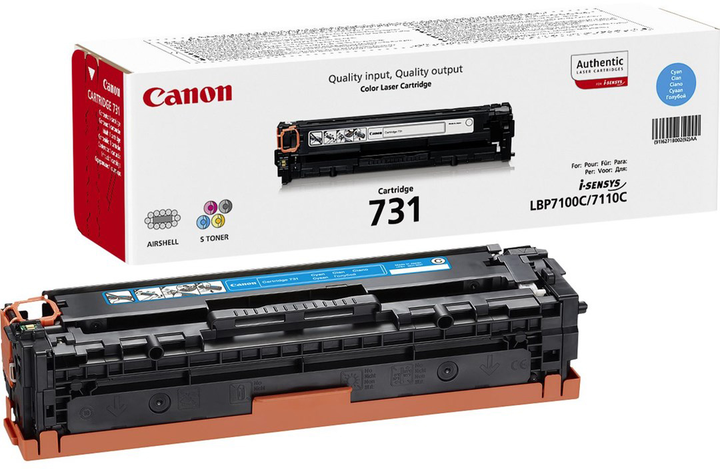 Toner Canon 731 Cyan (6271B002) - obraz 1