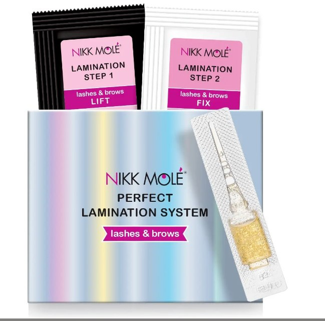 Склад для ламінування вій та брів Nikk Mole mini set № 1, 2, 3 по 3мл - зображення 2