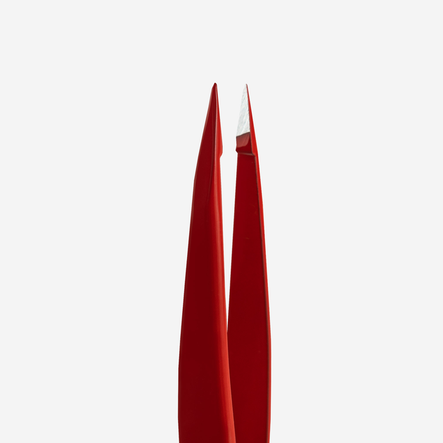 Пинцет для бровей STALEKS EXPERT 11 TYPE 5r (точечный), красный - изображение 3