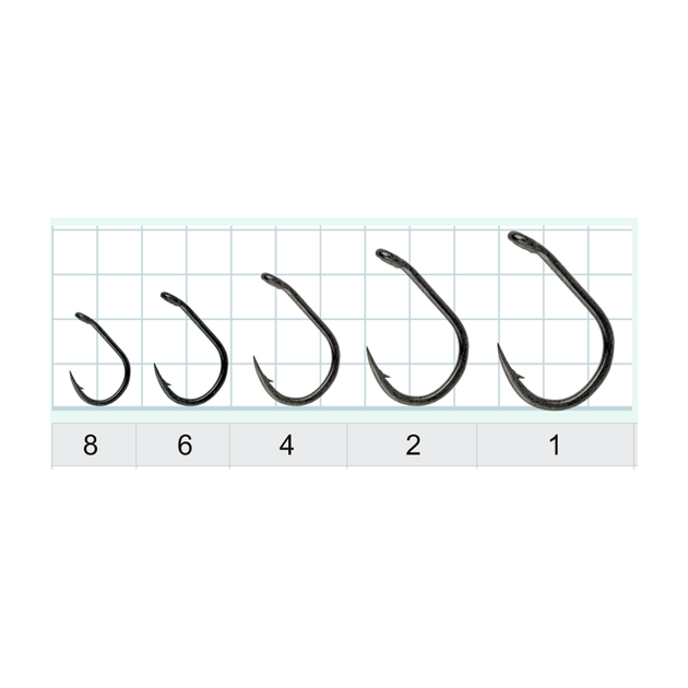 Гачки Gurza Aya Brazed Eye №6 BC (діам. 0,86 Mm) 8шт. (Ke-4004-006) - изображение 2