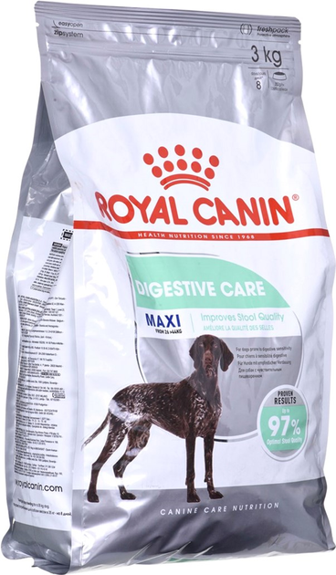 Sucha karma Royal Canin Maxi Digestive Care dla psów dużych ras z wrażliwym układem pokarmowym od 15 miesiąca życia 3 kg (3182550852494) - obraz 1