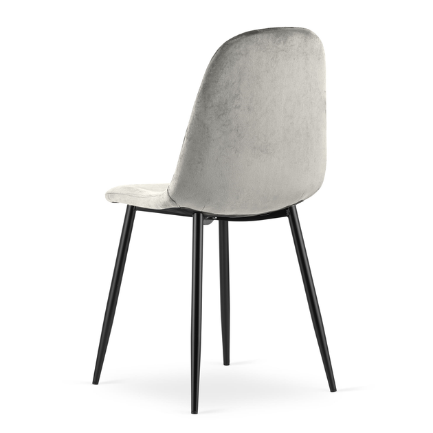 Стулья кухонные комплект 4 шт Homart VCM-005G велюр серый (9475) - изображение 5